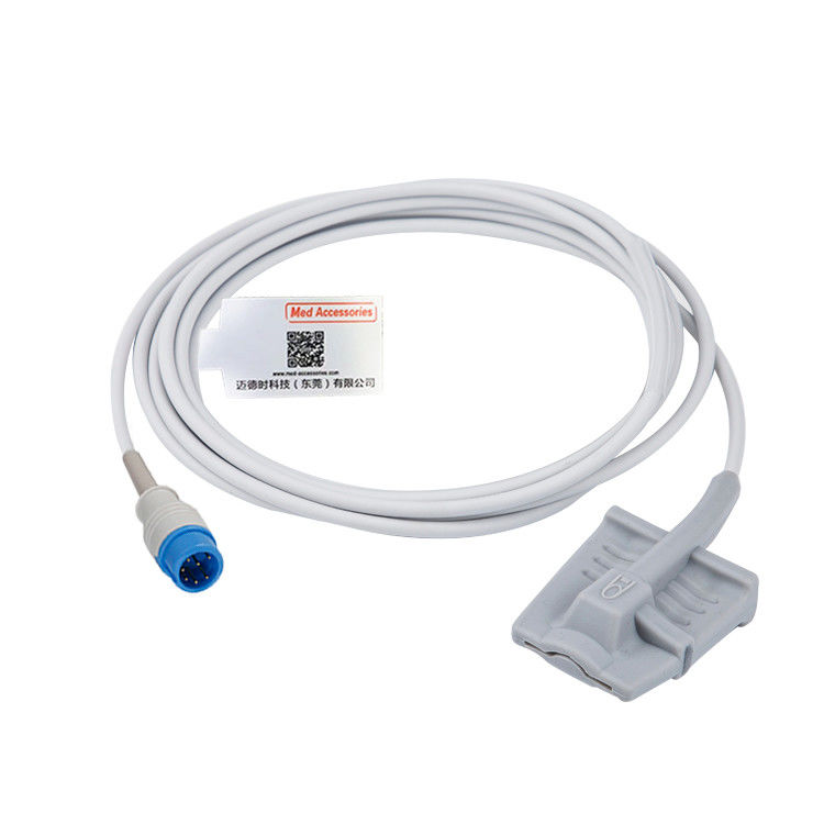Mindray Silicone Spo2 Sensor 7 Pin Untuk Penyambung Klip Jari Dewasa