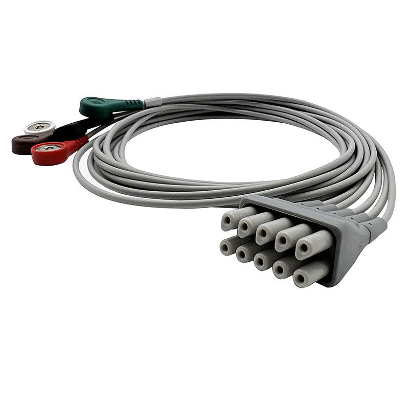 9293-059-50 Welch Allyn EKG Lead Set, 3 atau 5 Wire snap Ends