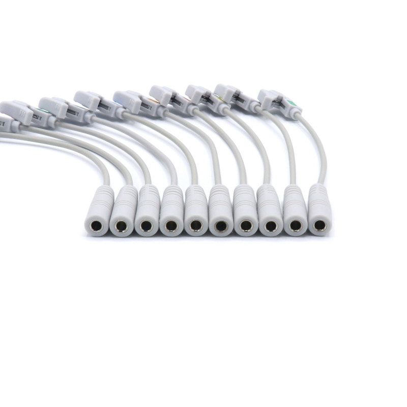 4.0 Pisang Pinch ECG Mesin Aksesoris Adaptor Kabel Praktis Untuk SK40BP