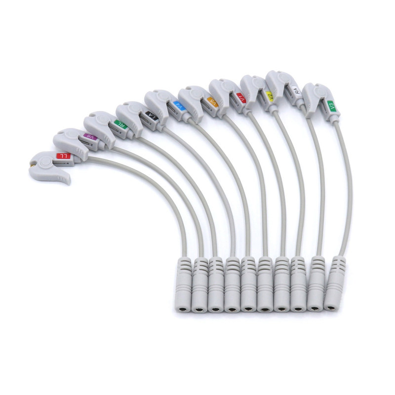 4.0 Pisang Pinch ECG Mesin Aksesoris Adaptor Kabel Praktis Untuk SK40BP