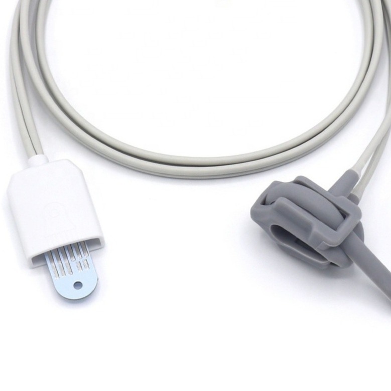 OEM Neonate Sensor Spo2 yang dapat digunakan kembali Kompatibel M 1269 LNOP Warna abu-abu