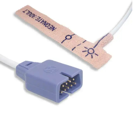 Adult Disposable Spo2 Sensor Perekat tahan lama Untuk merek utama monitor Kompatibel Nellcor