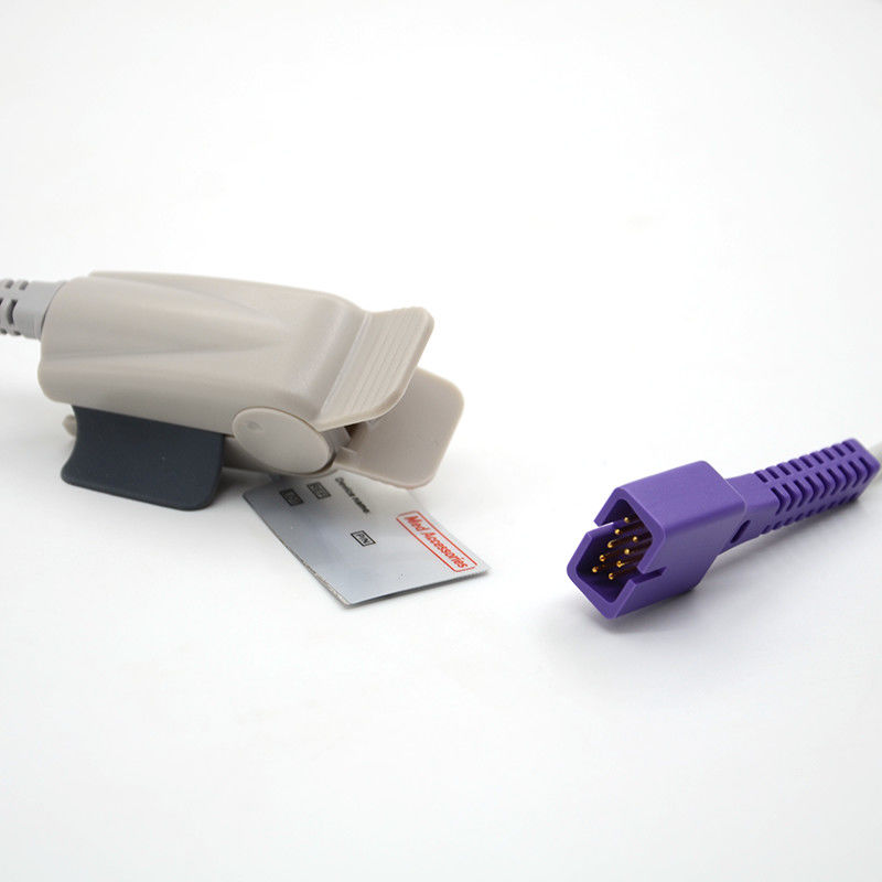 Klip jari Oximeter Pulsa Portable Berkualitas Tinggi Spo2 Sensor Dewasa 9 Pin Multi Fungsi