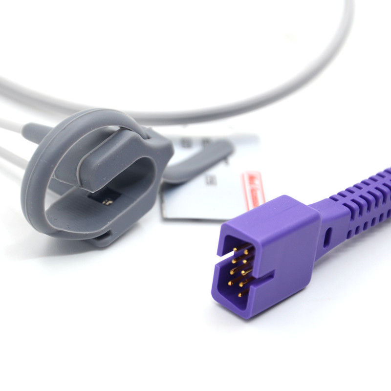 Pasien baru lahir kompatibel untuk Nellcor Oximeter Spo2 Sensor 9 Pin Multi Fungsi
