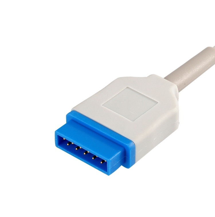 Dash 2000/3000 yang dapat digunakan kembali Kompatibel GE 11Pin Solar 8000/8000M Clip Finger Monitor Sensor SpO2 Kabel