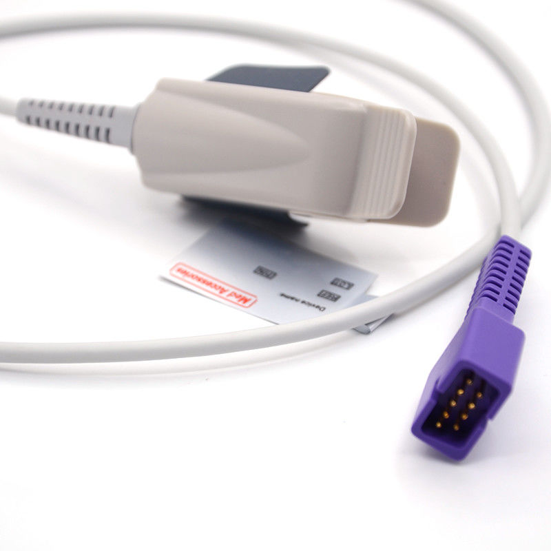 Aksesoris Rumah Sakit Clip Jari Jari Dewasa Kualitas Tinggi Kompatibel Nellcor Medis 9Pin Sensor SpO2 yang Dapat Digunakan Lagi