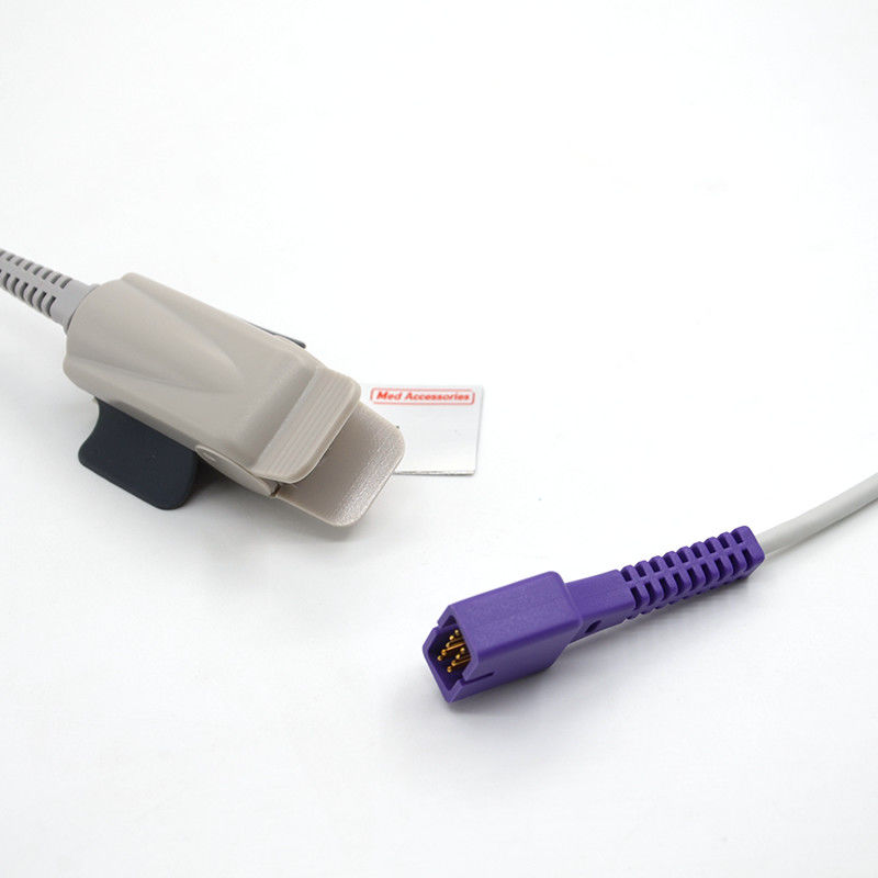 Aksesoris Rumah Sakit Clip Jari Jari Dewasa Kualitas Tinggi Kompatibel Nellcor Medis 9Pin Sensor SpO2 yang Dapat Digunakan Lagi
