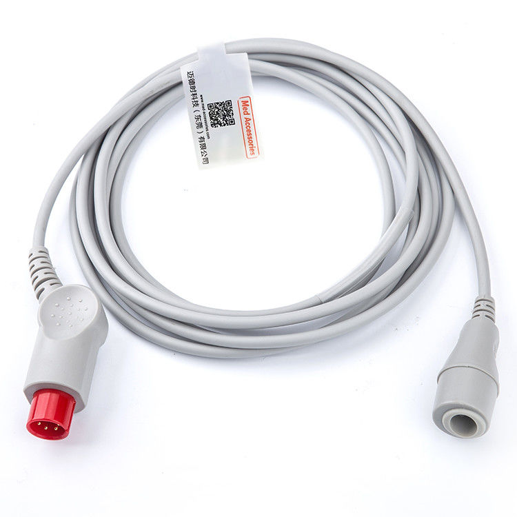 Kabel Praktis IBP Kompatibel Mindray Untuk MX 12 Pin Multi Fungsi Warna Abu-abu