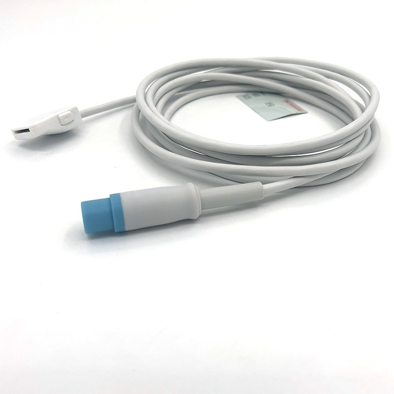 TPU Gray Spo2 Sensor Cable Single Pack Untuk Semua Tipe Pasien Untuk Masimo 7 Pin To Drager
