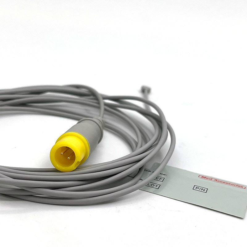 Kompatibel dengan Mindray Sensor Suhu Medis Probe 2 Pin Digunakan Lagi Untuk Pediatrik