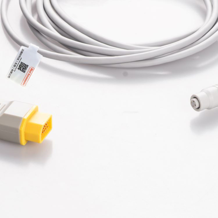 Nihon Kohden Untuk BB Transducer IBP Adaptor Kabel Tekanan Darah Invasif Untuk Aksesoris Perawatan Medis