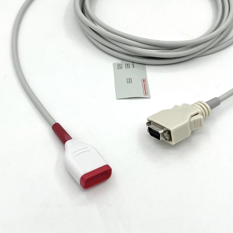 Kompatibel dengan M- Gray TPU SpO2 Sensor Extension Cable for Medical Care Monitor Accessories