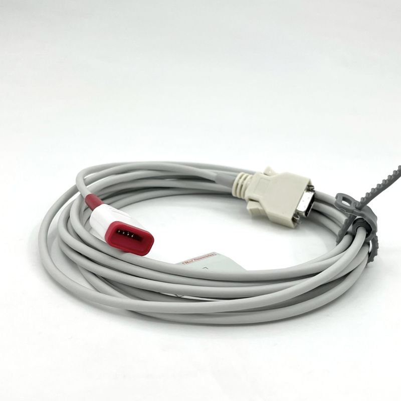 Kompatibel dengan M- Gray TPU SpO2 Sensor Extension Cable for Medical Care Monitor Accessories