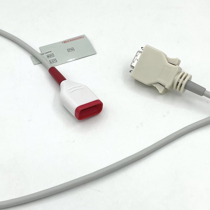 Kompatibel dengan M- Gray TPU SpO2 Sensor Extension Cable for Medical Care Monitor Accessories