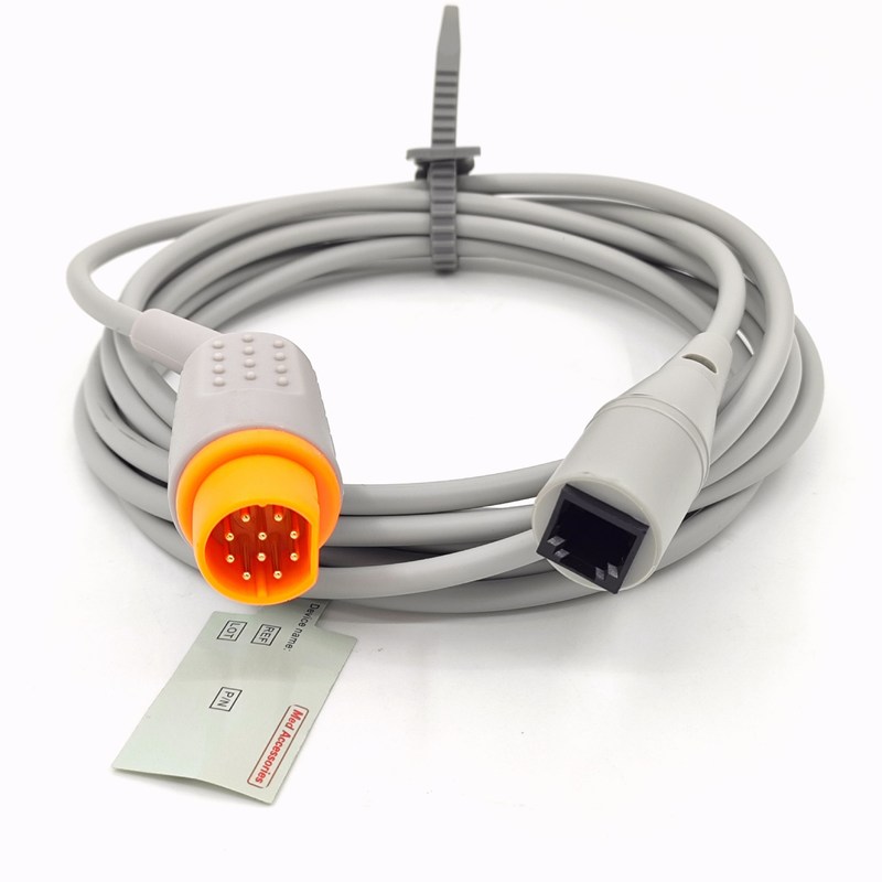 Aksesoris Monitor Medis Kabel IBP Warna Abu-abu Praktis Kompatibel Siemens Untuk MX Multi Fungsi