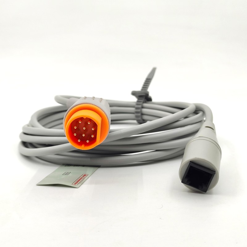 Aksesoris Monitor Medis Kabel IBP Warna Abu-abu Praktis Kompatibel Siemens Untuk MX Multi Fungsi