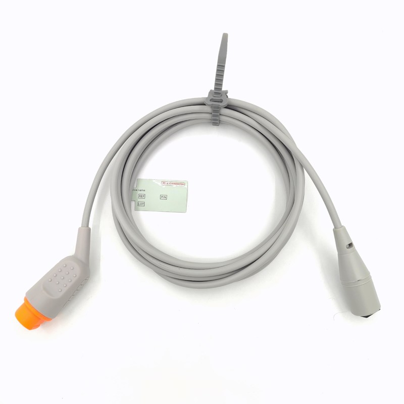 Aksesoris Monitor Medis Kabel IBP Warna Abu-abu Praktis Kompatibel Siemens Untuk MX Multi Fungsi