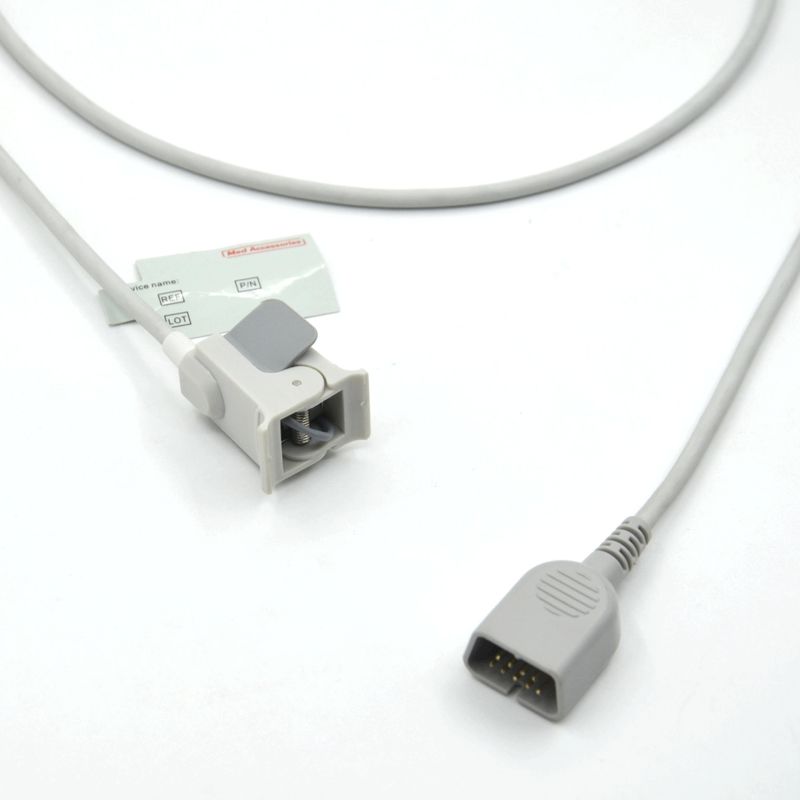 Produsen Monitor Aksesoris Jari Anak Kompatibel Nihon kohden 9pin Sensor SpO2 yang dapat digunakan kembali