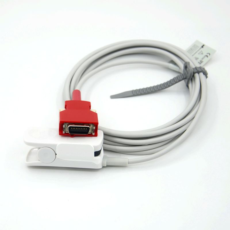 Pemasok Monitor Produsen yang Dapat Digunakan Kembali Kompatibel dengan Masimo 20P Sensor SpO2 Clip Jari Dewasa untuk Rad-5 / 6 / 7