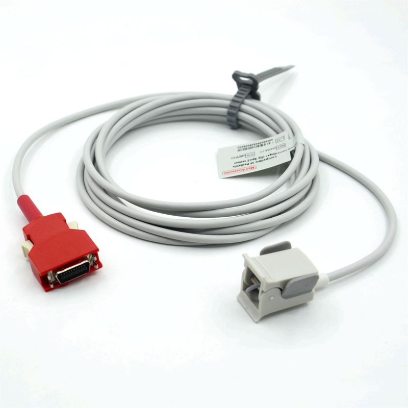 Aksesoris Monitor Medis Kompatibel untuk Masimo Merah 20pin Radical-7 Rad-87 Rad-57 Pediatric Clip Spo2 Sensor