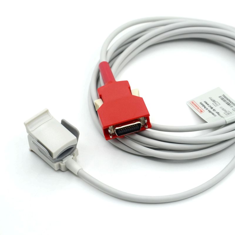 Aksesoris Monitor Medis Kompatibel untuk Masimo Merah 20pin Radical-7 Rad-87 Rad-57 Pediatric Clip Spo2 Sensor