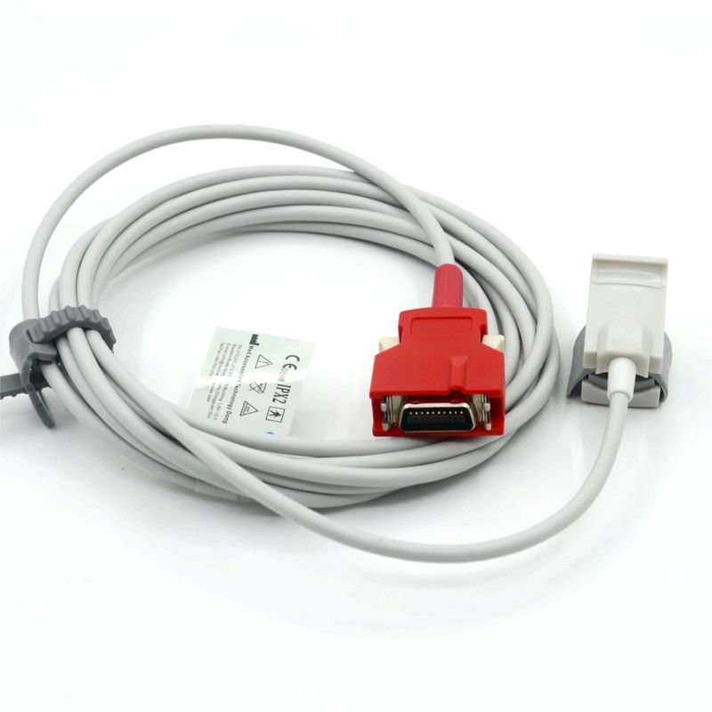 Aksesoris Monitor Medis Kompatibel untuk Masimo Merah 20pin Radical-7 Rad-87 Rad-57 Pediatric Clip Spo2 Sensor