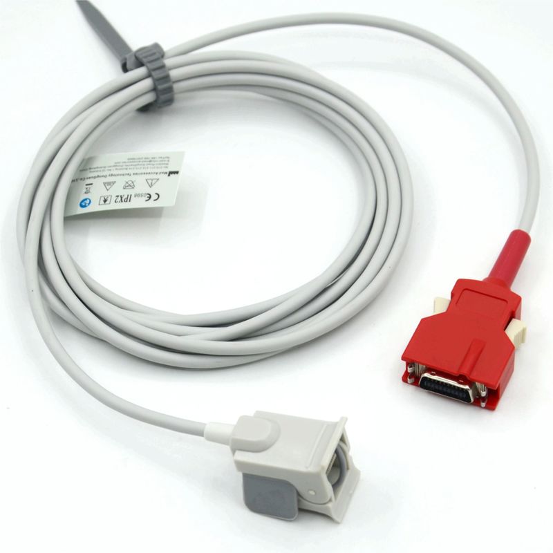 Aksesoris Monitor Medis Kompatibel untuk Masimo Merah 20pin Radical-7 Rad-87 Rad-57 Pediatric Clip Spo2 Sensor