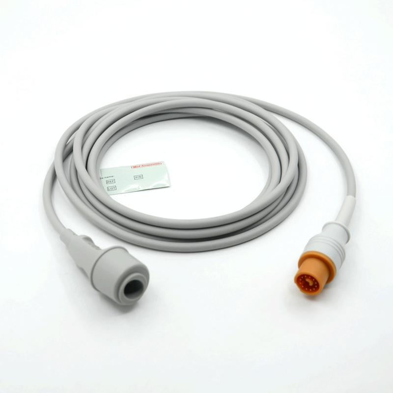 Aksesori Monitor Medis Praktis Warna Abu-abu Kompatibel Fukuda Ke Edward Multi Fungsi Kabel IBP