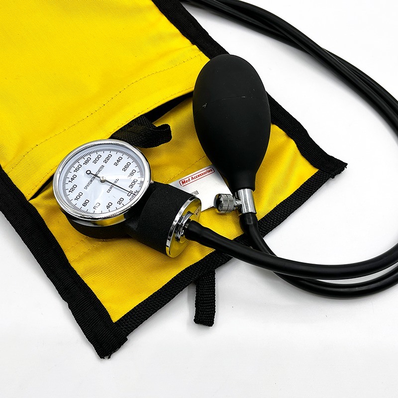 Aksesoris Rumah Sakit TPU Tas Infus Tekanan Manual yang Dapat Digunakan Lagi dengan Tas Infusor Tekanan Aneroid Gauge