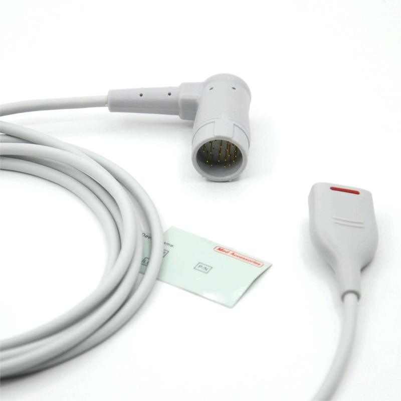 Kabel Adaptor SpO2 M TPU Aksesori Medis Kompatibel Philips ke M Kabel Ekstensi SpO2