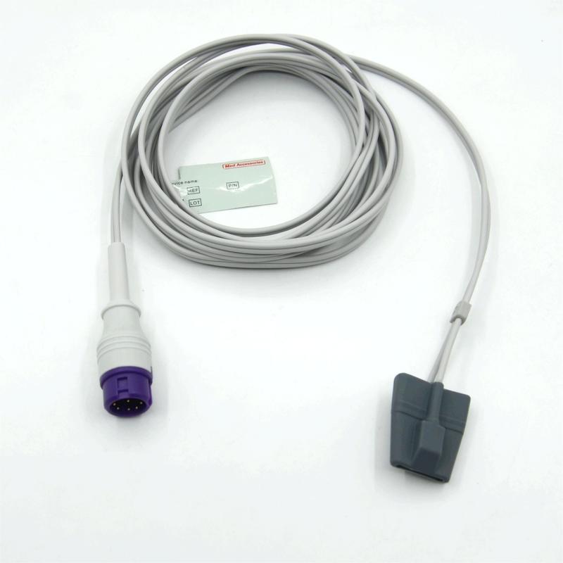 Kompatibel Mindray Epm15 Produsen Lunak Pediatrik yang Dapat Digunakan Kembali Aksesori Monitor Sensor SpO2