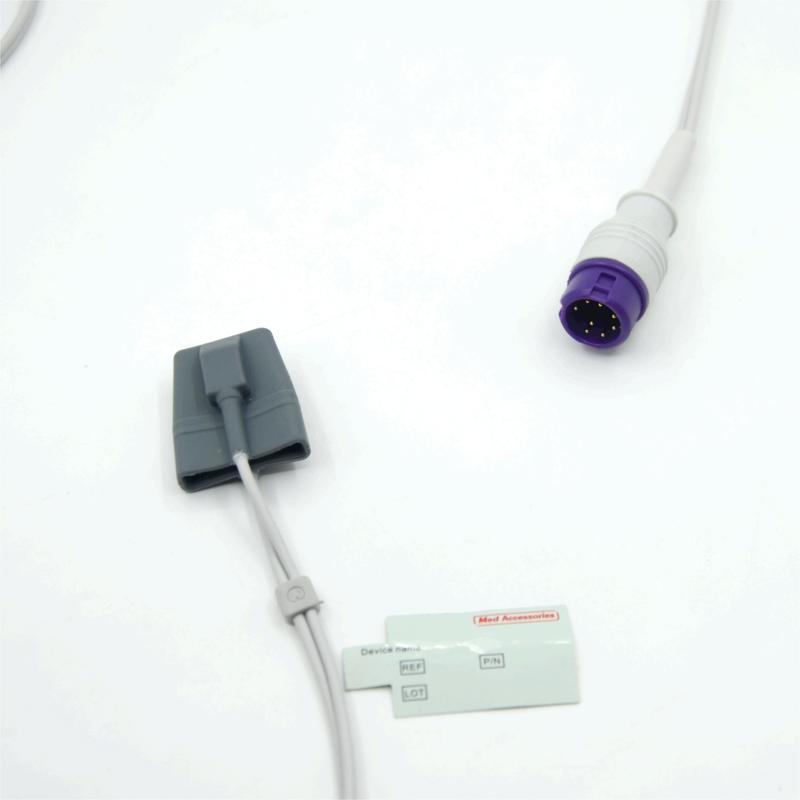 Kompatibel Mindray Epm15 Produsen Lunak Pediatrik yang Dapat Digunakan Kembali Aksesori Monitor Sensor SpO2