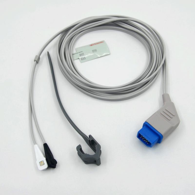 Aksesor Sensor SpO2 Kompatibel Nihon Kohden Dapat Digunakan Kembali Multi-situs Produsen Monitor